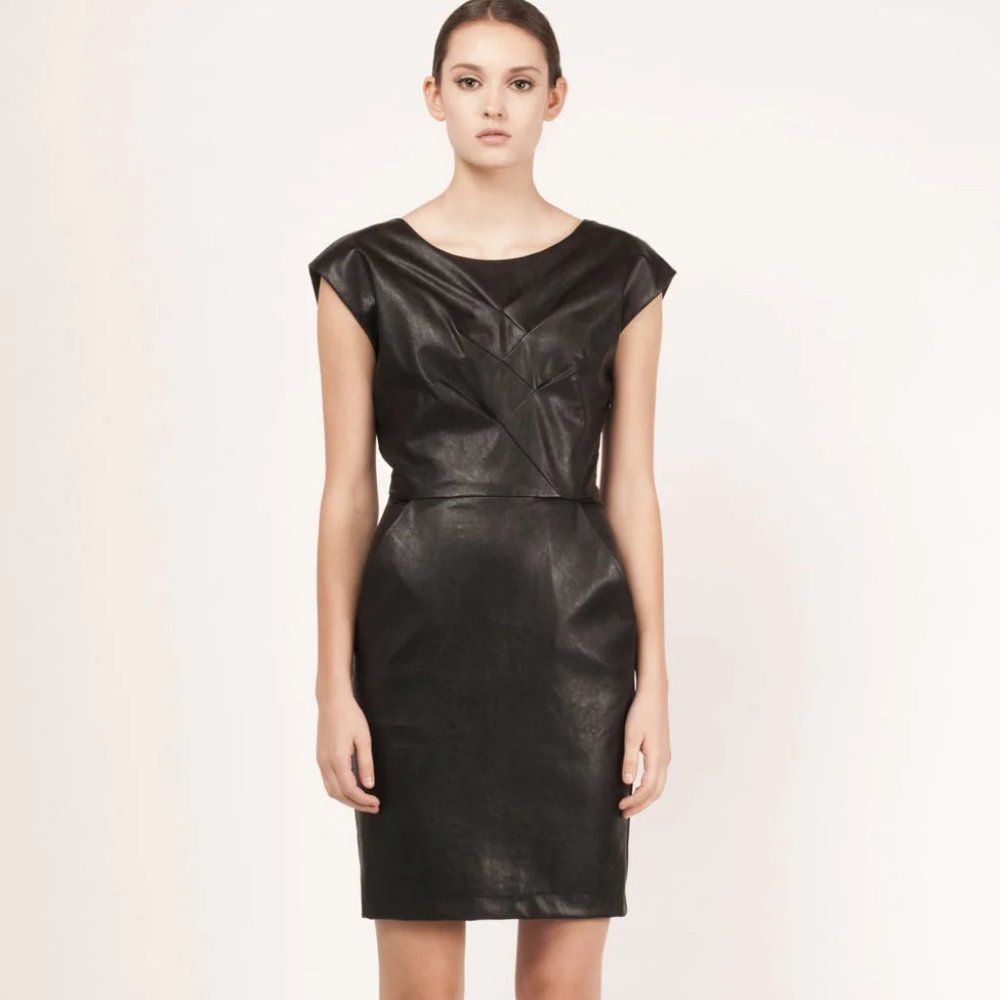 Valerie Dumaine Ryo Dress in Navy